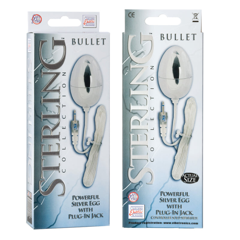 CalExotics Sterling Collection Silver Egg