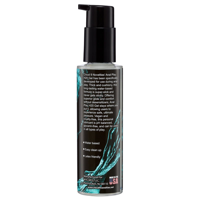 Cloud 9 Novelties Cloud 9 H20 Anal Play Gel 4 Fl. Oz.