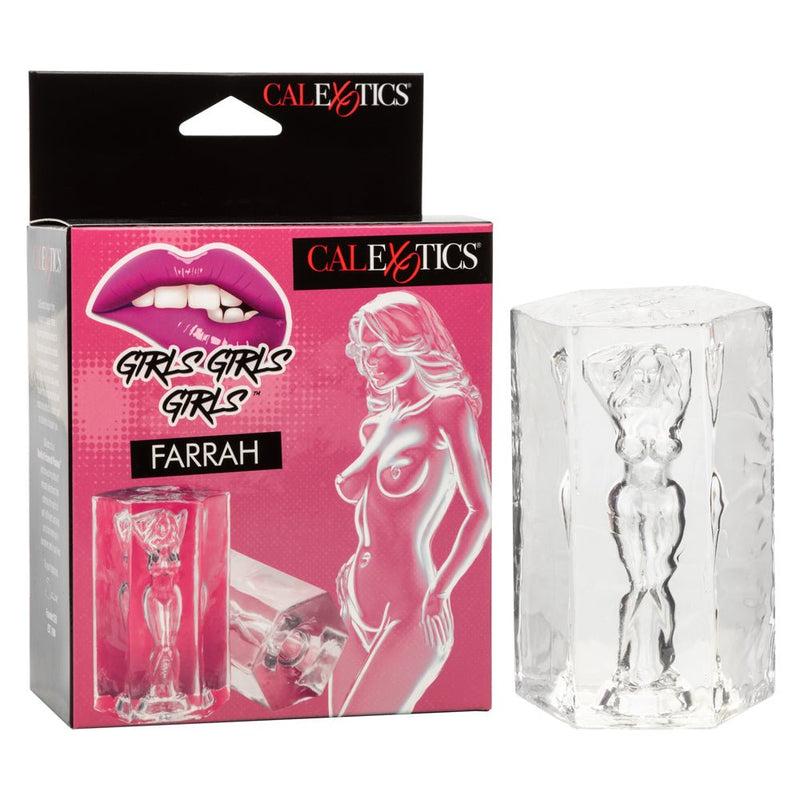CalExotics Girls Girls Girls - Farrah - Clear - Stroker Masturbator - Pocket Pussy