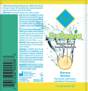 I.D. Lubricants ID Frutopia Natural Flavor Banana 1 Oz