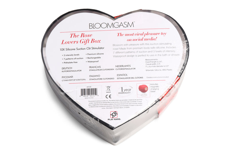 XR Brands The Rose Lover's Gift Box Bloomgasm - Red