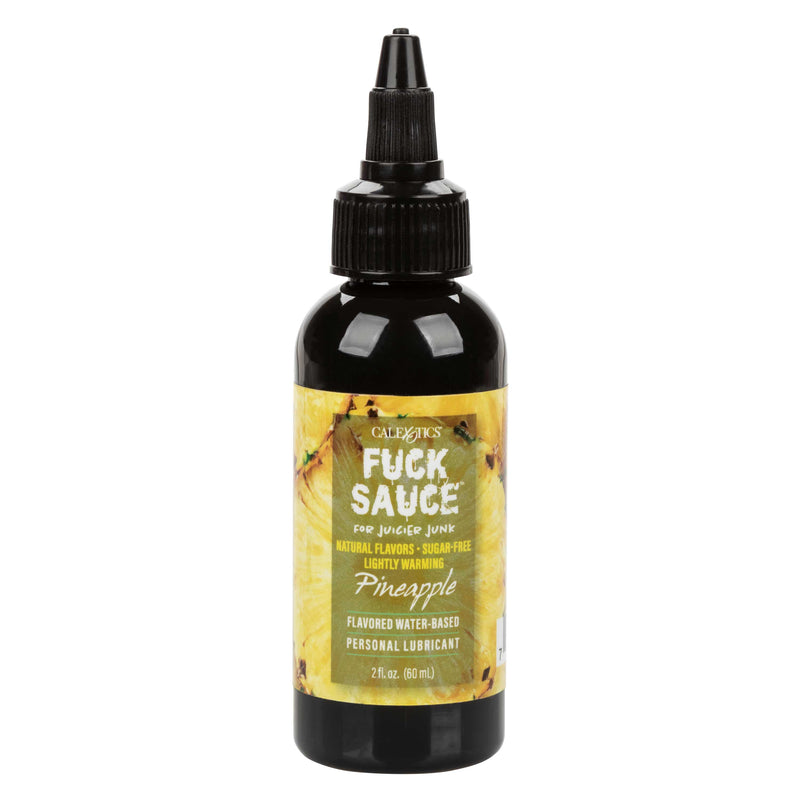 CalExotics Fuck Sauce Flavored Water-Based Personal Lubricant 2 Oz - Pineapple