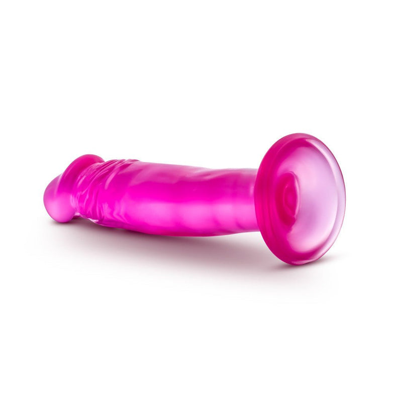 B Yours Sweet N' Small 6.5 Realistic Pink 6.5-Inch Long Dildo With Suction Cup Base