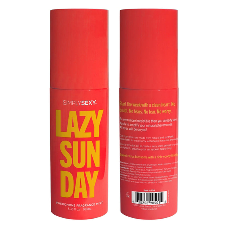 Classic Brands Lazy Sunday - Pheromone Fragrance Mists 3.35 Oz
