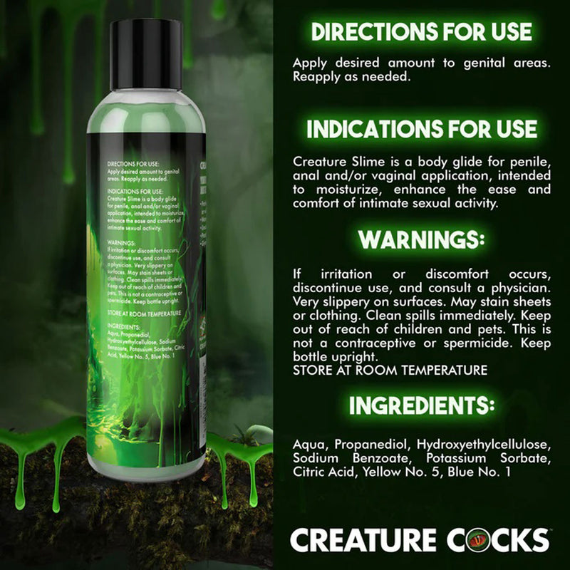 XR Brands 8oz Creature Slime Green Slime Water-Based - Lubricant