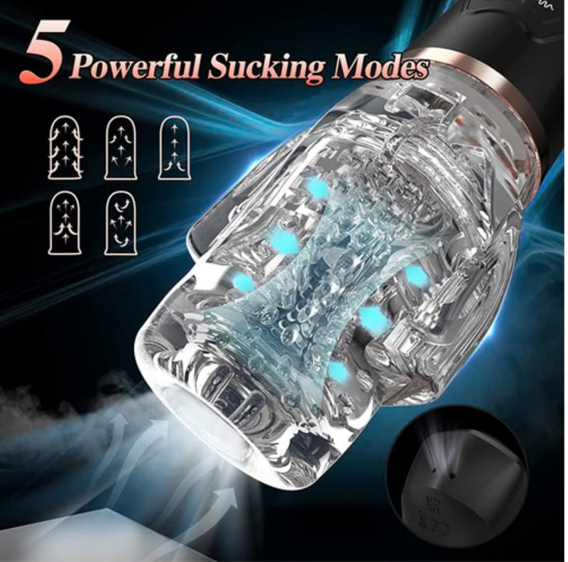 The Male Rose 2 - Automatic Stroker Masturbator - Canister Masturbation Cup