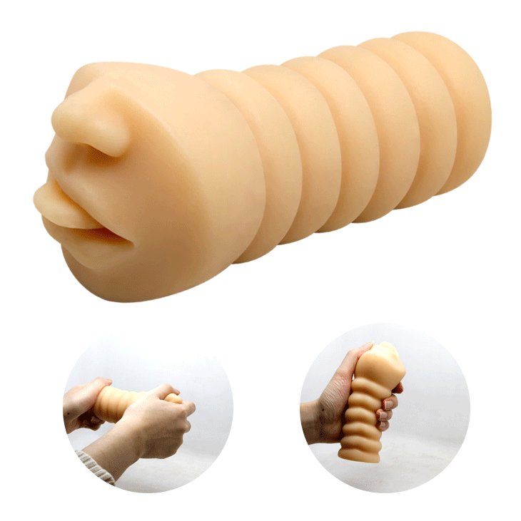 Pretty Love Crazy Bull Masturbator Sleeve - Miranda - Mouth Stroker Masturbator - Realistic Pocket Pussy