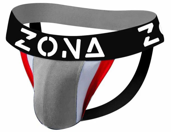 Zona Mens Underwear Grey Apex Jockstrap - Large