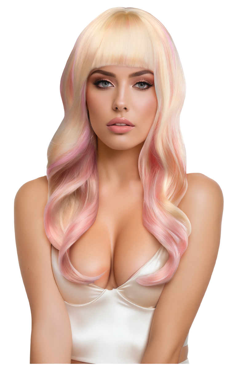 XGEN Nicki Premium Stylable Wig - Light Pink / Blonde