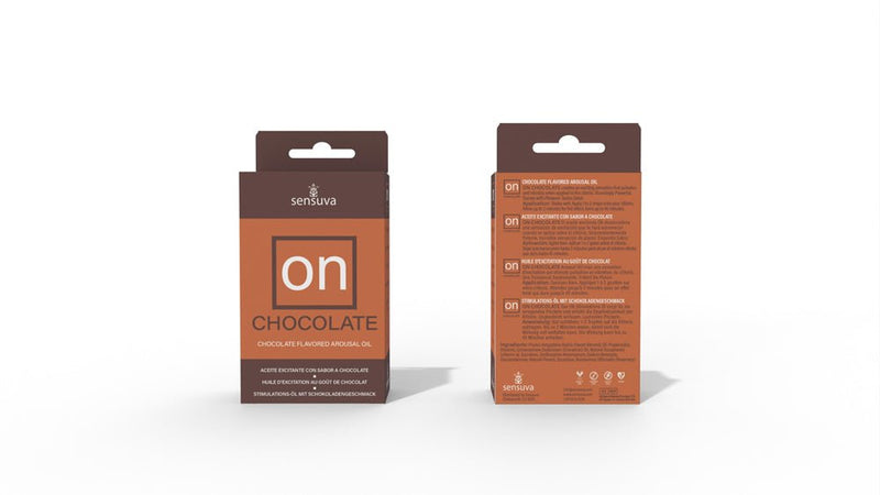 Sensuva On Chocolate Flavored Arousal Oil - Medium Box - 0.17 Fl. Oz. Box