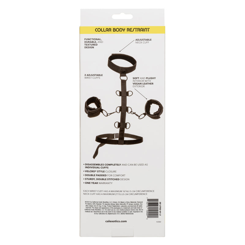 CalExotics Boundless Collar Body Restraint - Black