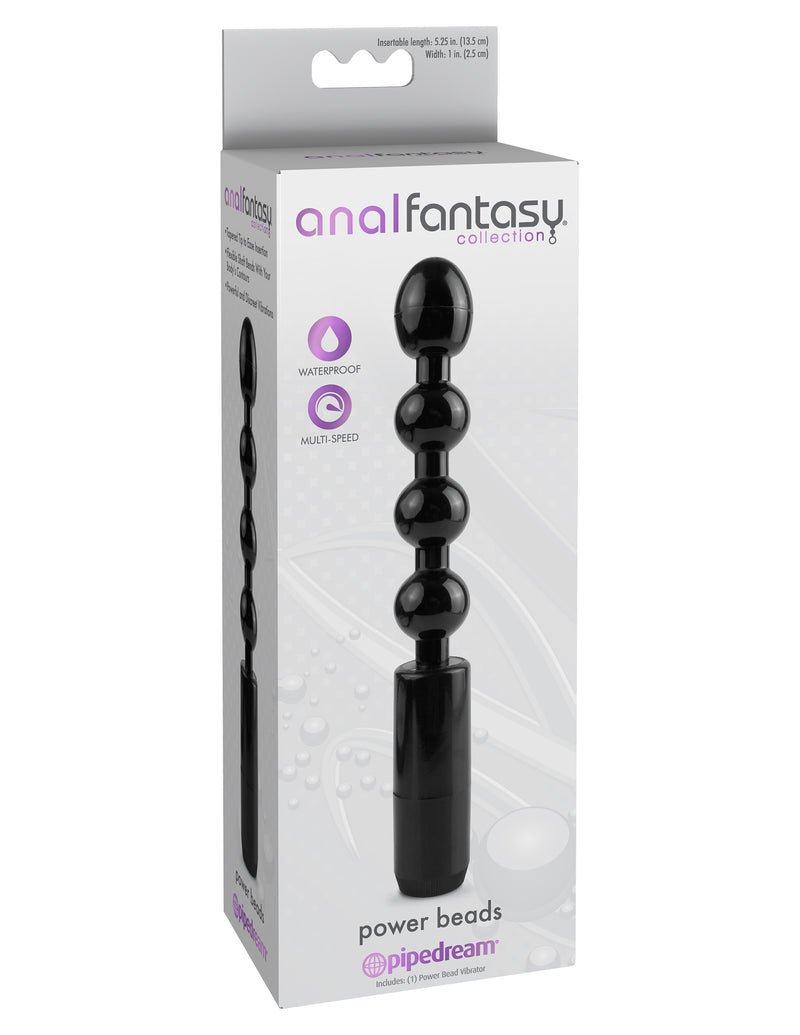 Pipedream Anal Fantasy Collection Power Beads - Black