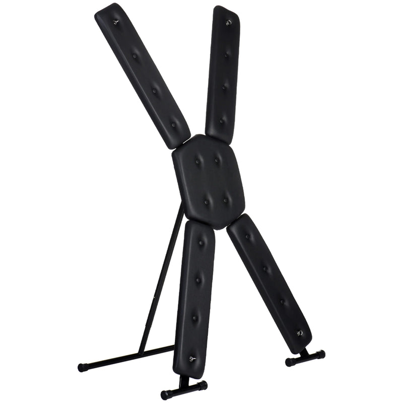 XR Brands St. Andrew's Cross - Deluxe - Black