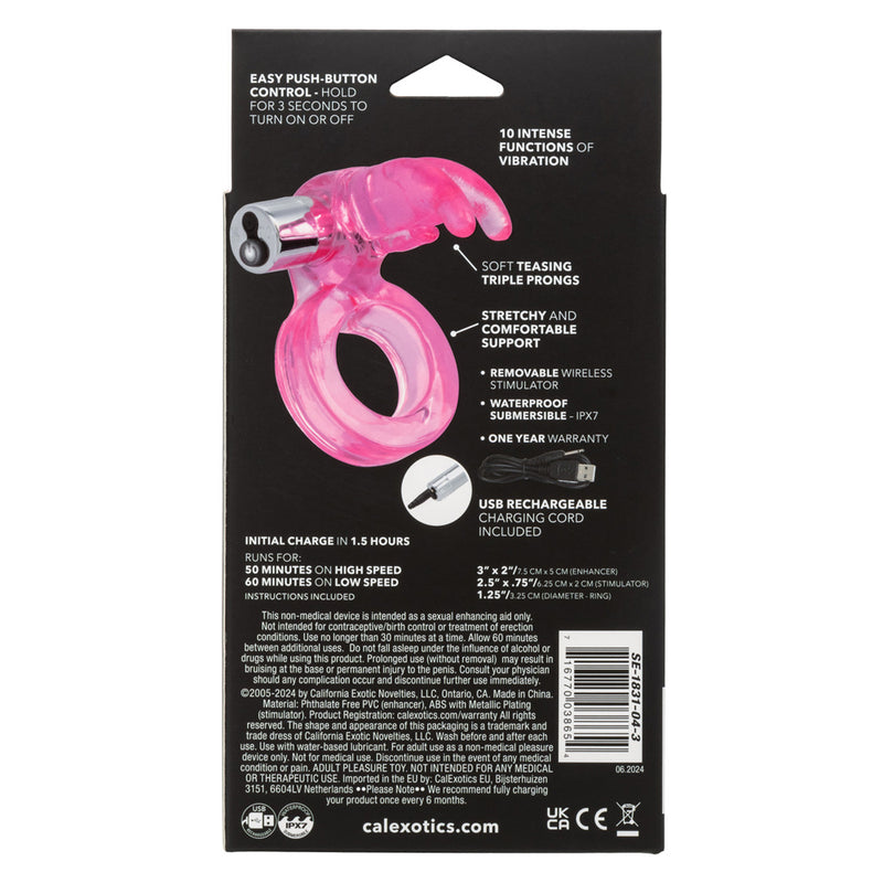 CalExotics Triple Clit Flicker Rechargeable