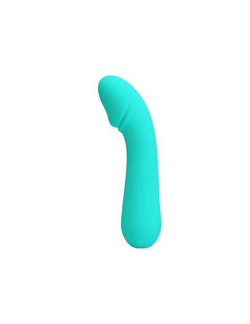 "Cetus Rechargeable Vibrator - Turquoise BI-014723-4"