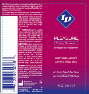 I.D. Lubricants ID Pleasure 1 Fl Oz