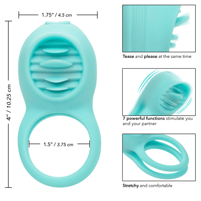 CalExotics Silicone Rechargeable French Kiss Enhancer