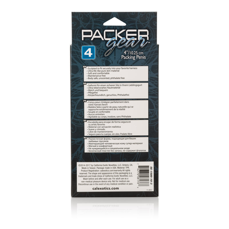 CalExotics Packer Gear Packing Penis 4 Inch - Brown