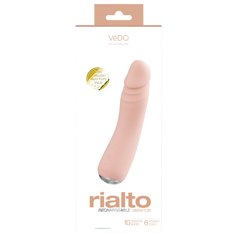 VeDO Rialto Rechargeable Vibrator - Vanilla