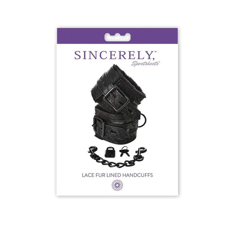 Sportsheets Sincerely Fur Lined Hand Cuffs