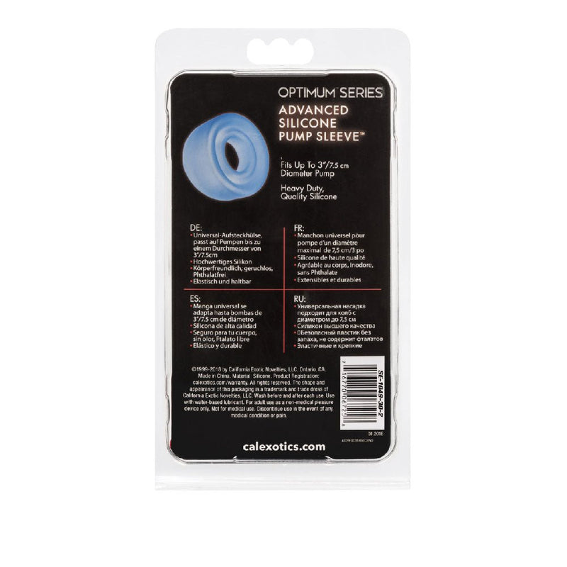 CalExotics Advanced Silicone Pump Sleeve - Blue