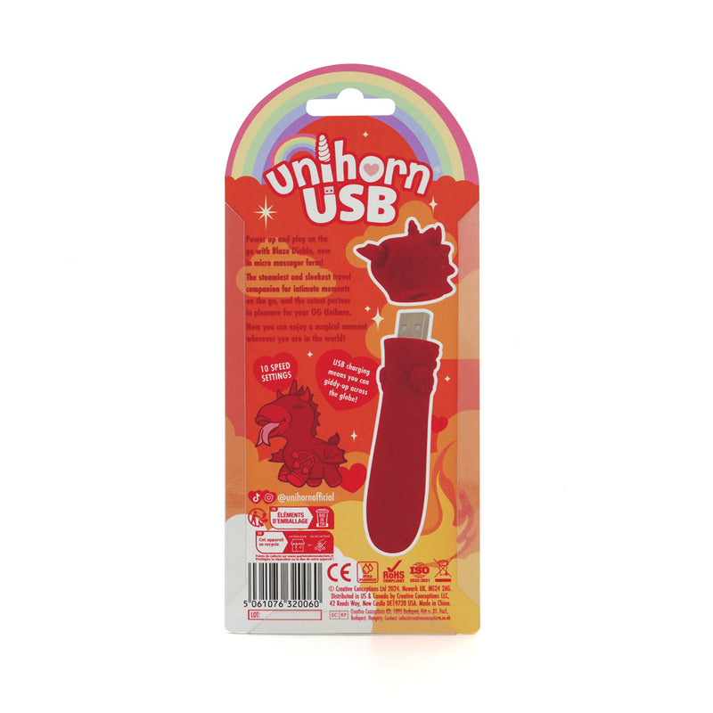 Creative Conceptions Unihorn USB Bullet - Blaze Diablo