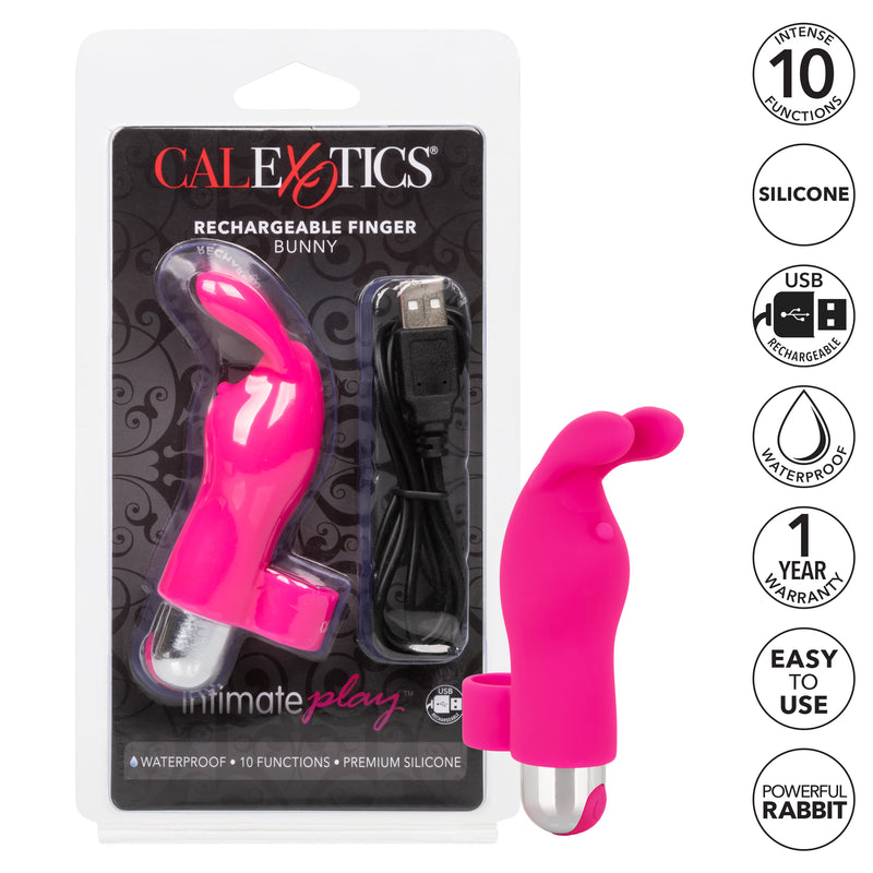 CalExotics Intimate Play Rechargeable Finger Bunny
