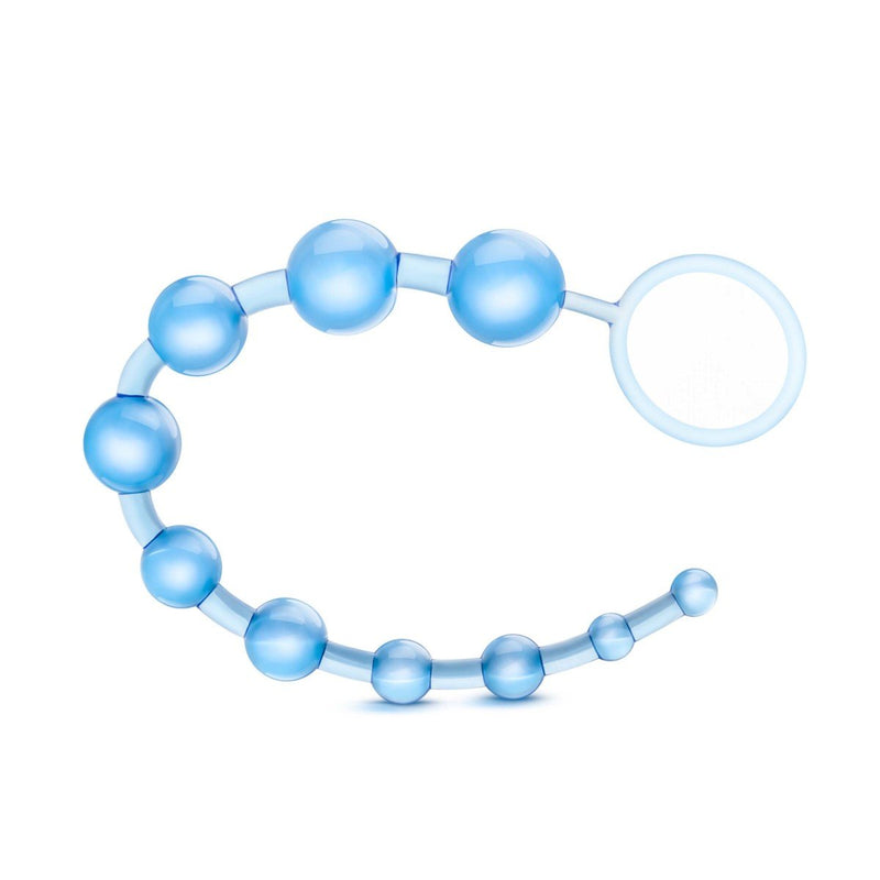 B Yours Basic Blue 12.70-Inch Anal Beads