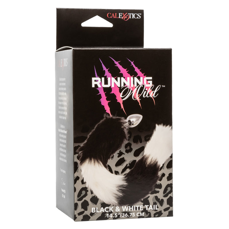 CalExotics Running Wild Tail - Black/white