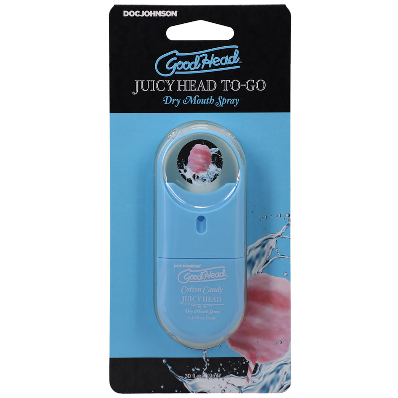 Doc Johnson Goodhead - Juicy Head Dry Mouth Spray to-Go .30 Fl - Cotton Candy