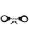 "Fetish Fantasy Series Designer Metal Handcuffs - Black PD3801-23"