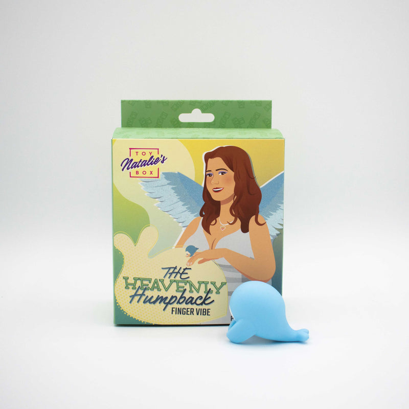 Like A Kitten The Heavenly Humpback Finger Bullet Vibrator - Blue