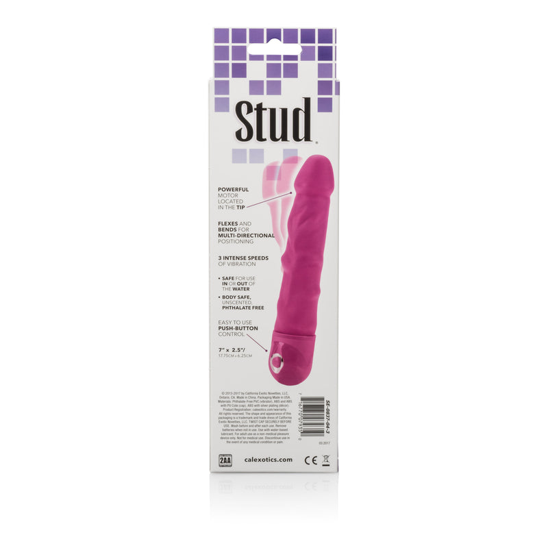 CalExotics Bendie Power Stud - Rod - Pink