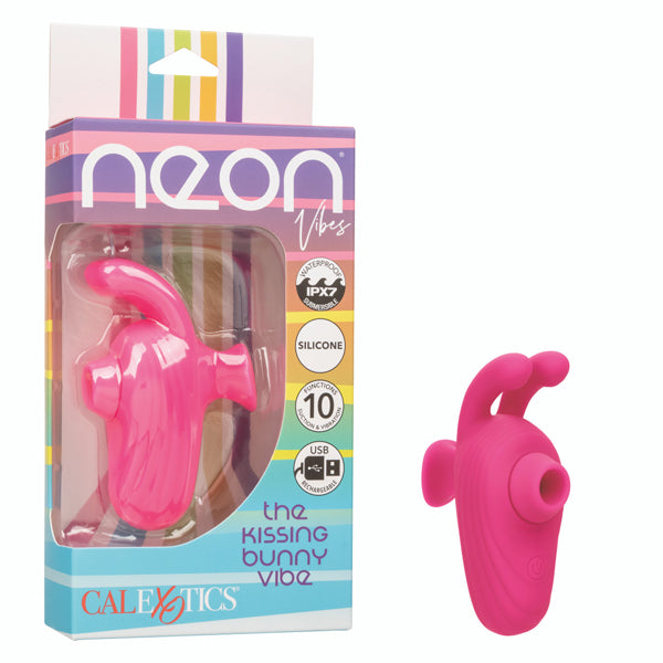 CalExotics Neon Vibes the Kissing Bunny Vibe - Pink