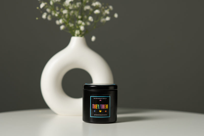Voodoo Toys Gender Fluid Candle - They/them 4 Oz - Vanilla Bean