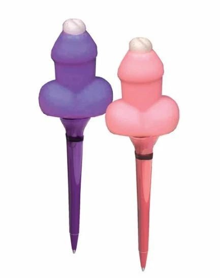 Little Genie Super Fun Penis Bubble Blowing Penis Pen - Display of 12ct