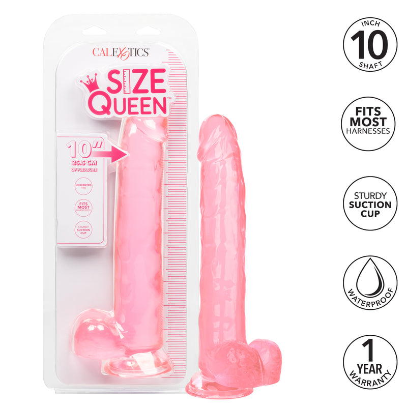 CalExotics Size Queen 10 inch/25.5 Cm - Pink