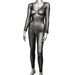 "Radiance Crotchless Full Body Suit - Queen - Black SE3002363"