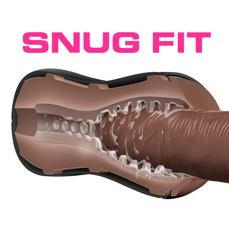 Coverboy The DJ Self Lubricating Realistic Brown Butt Stroker