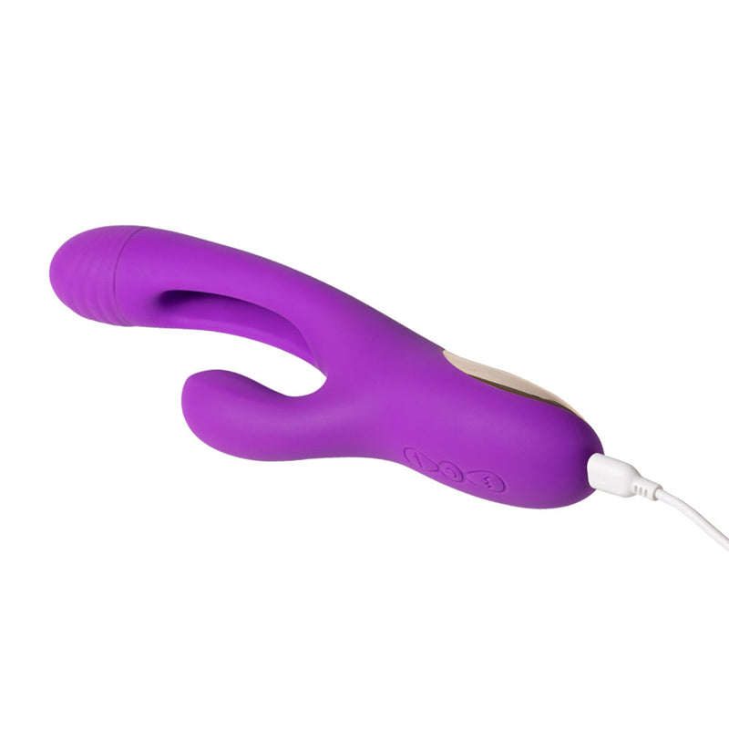 Honey Play Box Bora - Rabbit Tapping G-Spot Vibrator - Purple