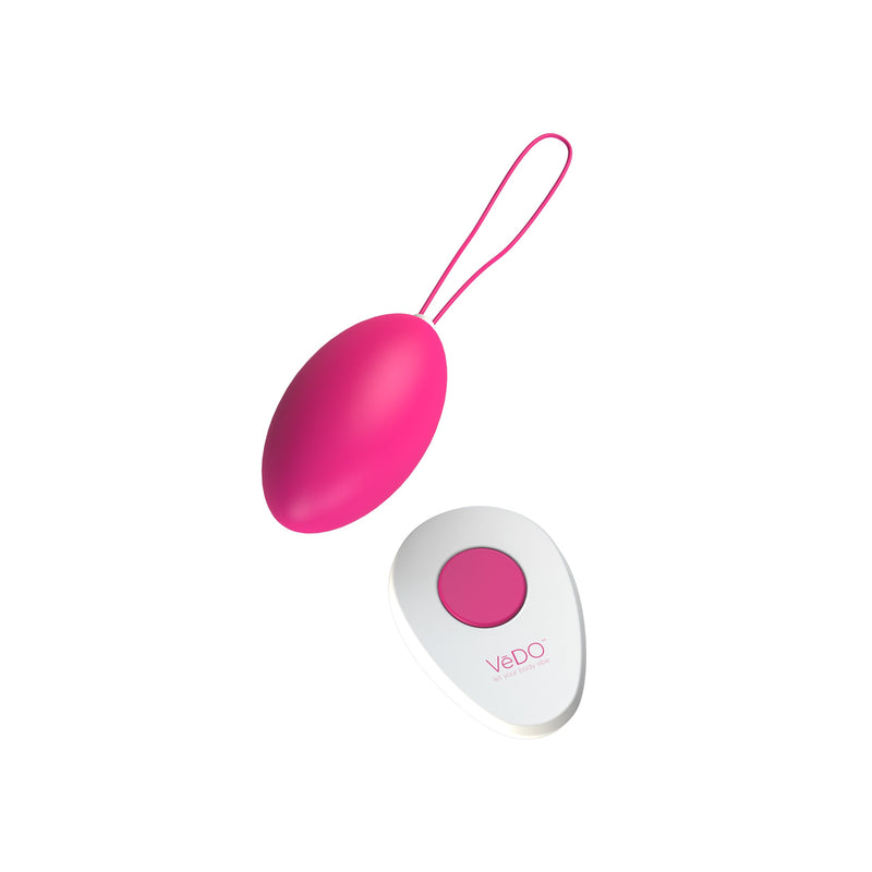 VeDO Peach Vibrating Egg - Foxy Pink