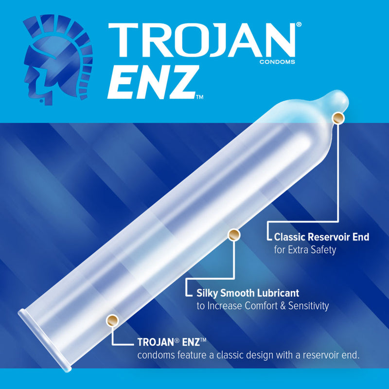 Paradise Marketing Trojan Enz Lubricated - 3 Pack