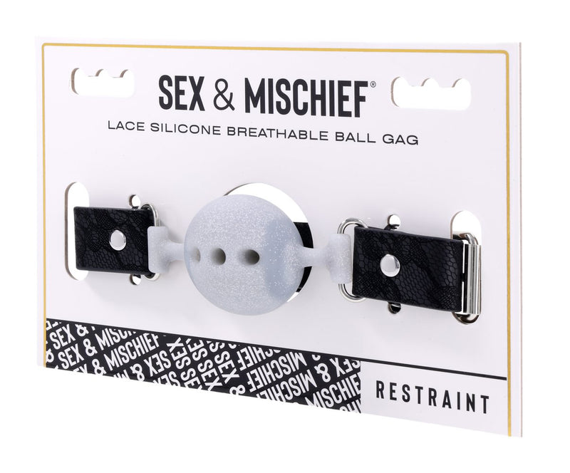 Sportsheets Lace Silicone Breathable Ball Gag
