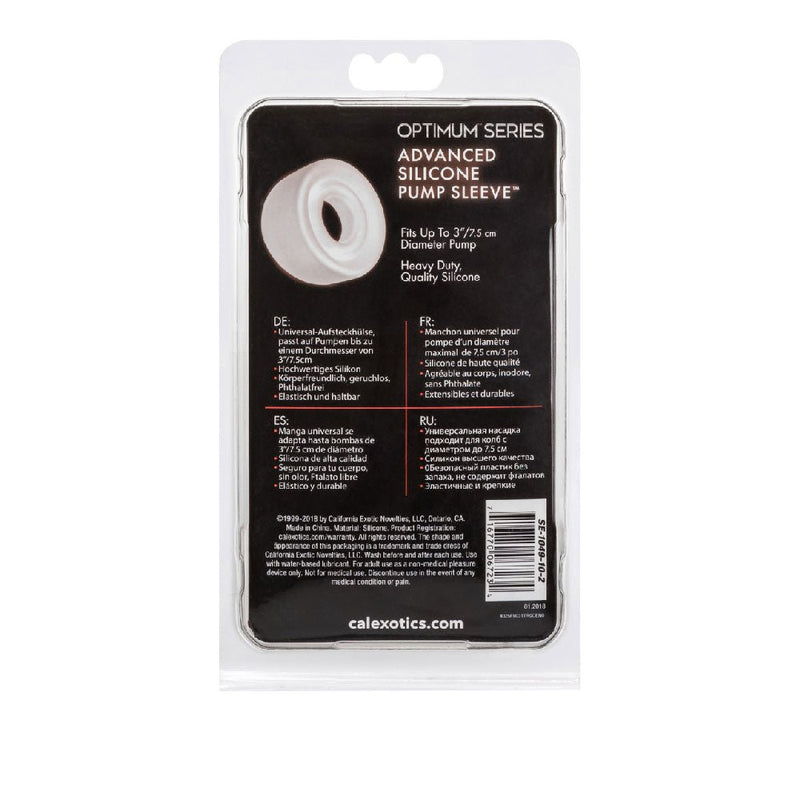 CalExotics Advanced Silicone Pump Sleeve - Clear