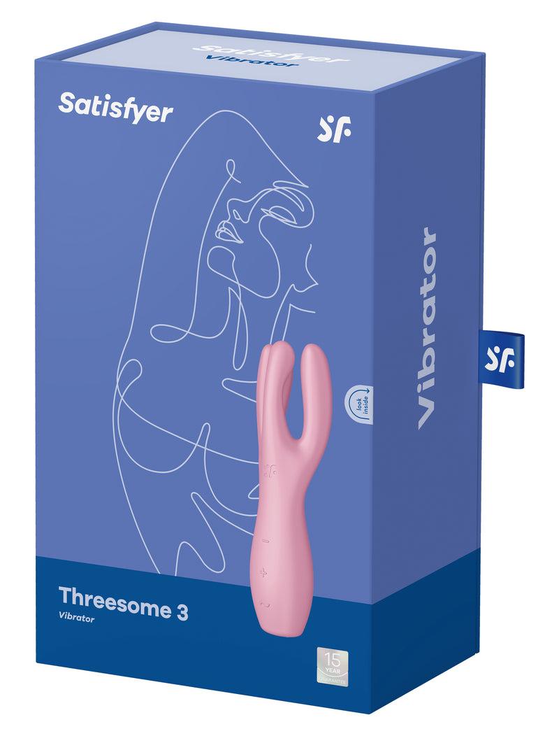 Satisfyer Threesome 3 Vibrator - Pink