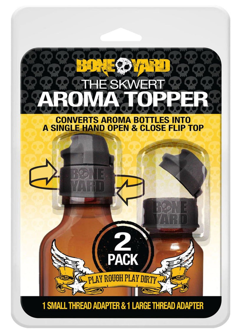 Rascal The Skwert Aroma Topper - 2 Pack - 1 Small and 1 Large Thread Adapter