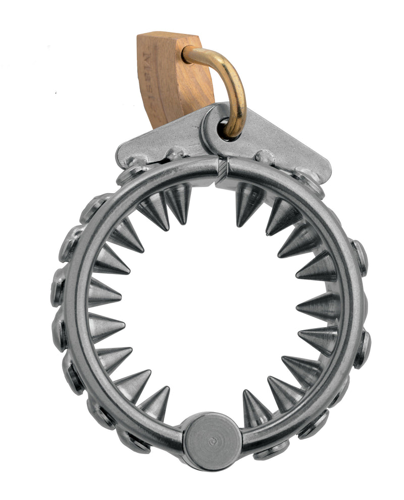 XR Brands Impaler Locking Cbt Ring With Spikes