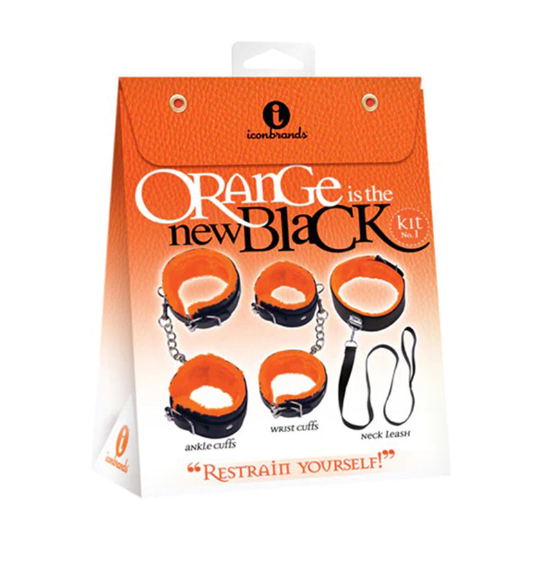 Icon Brands Orange Is the New Black Restrain Yourself Kit - Black/orange