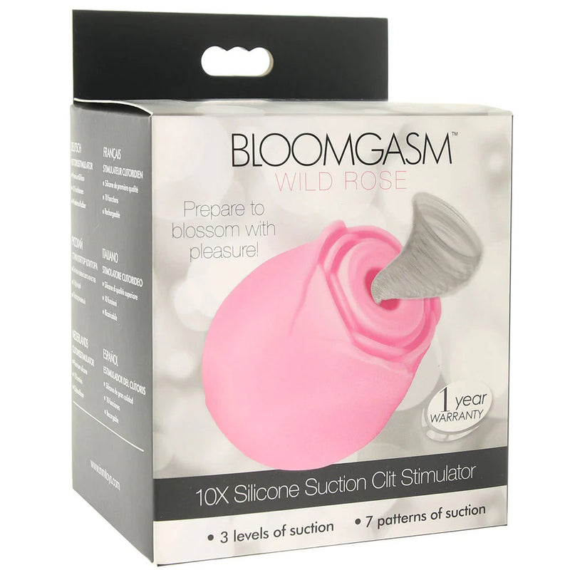 XR Brands Inmi - Bloomgasm Wild Rose 10x Suction - Pink