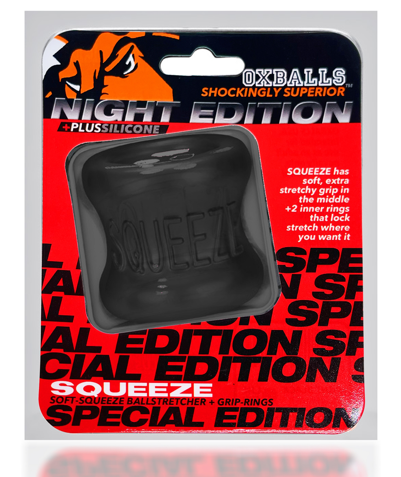 Oxballs Squeeze Soft - Grip Ballstretcher - Night Black